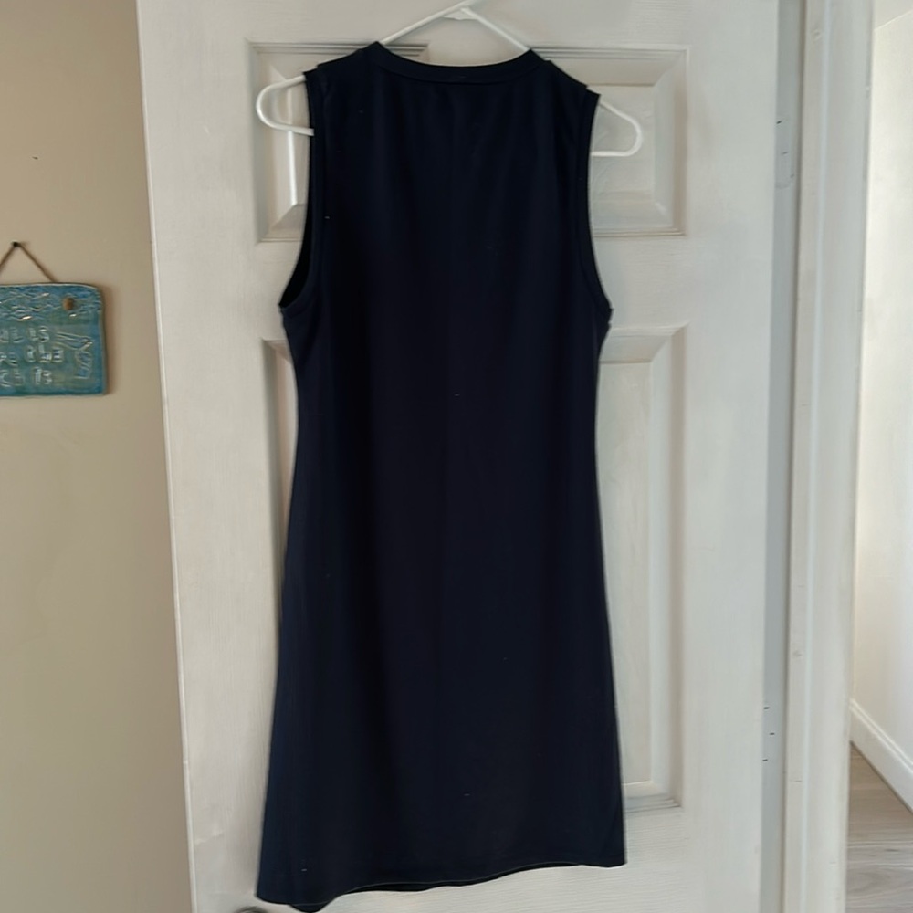 Knee length navy blue dress-size large